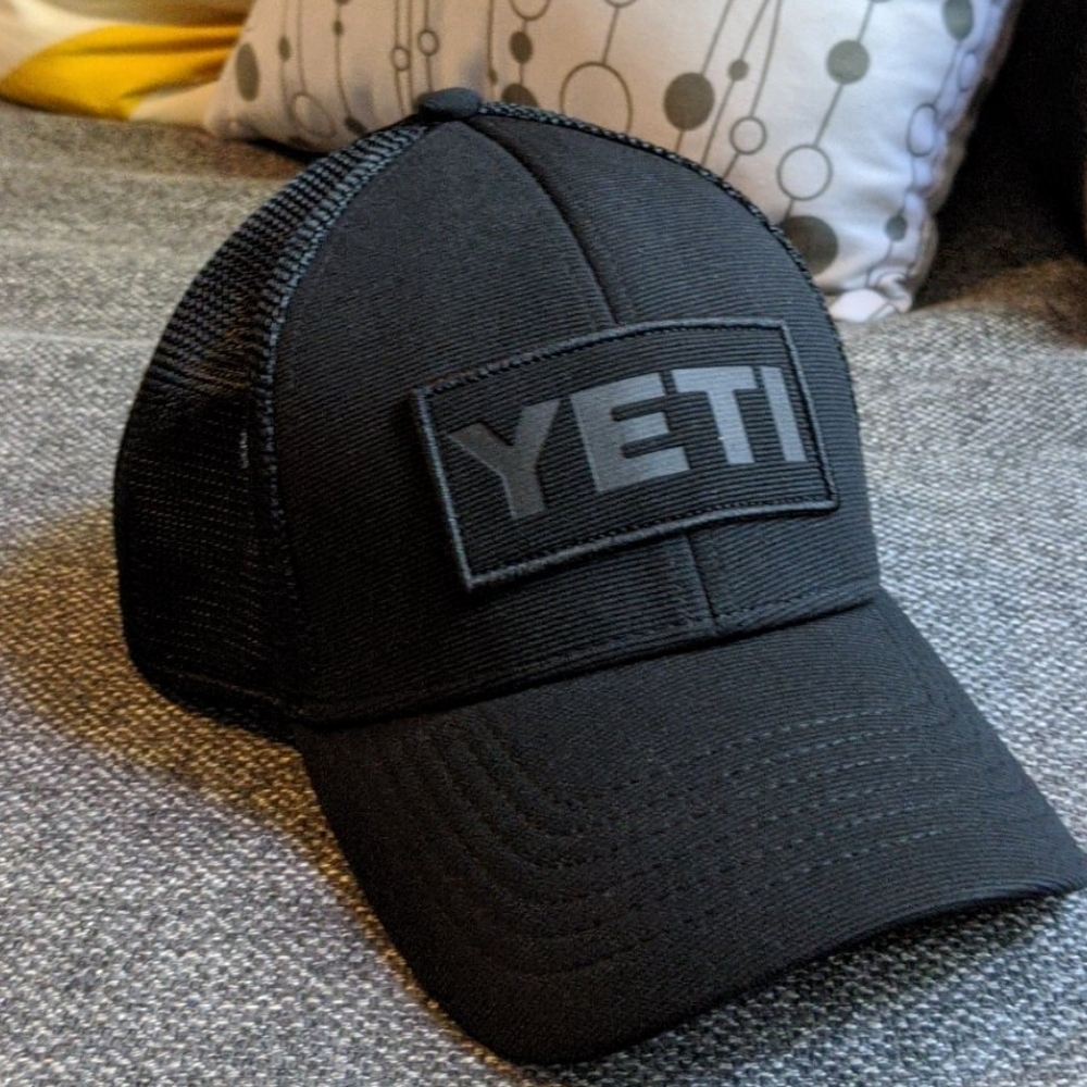 Yeti patch trucker hat